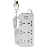 Royu REDEC606 (6 Gang) One Master Switch 10A (Regular Extension Cords ) | Royu by KHM Megatools Corp.